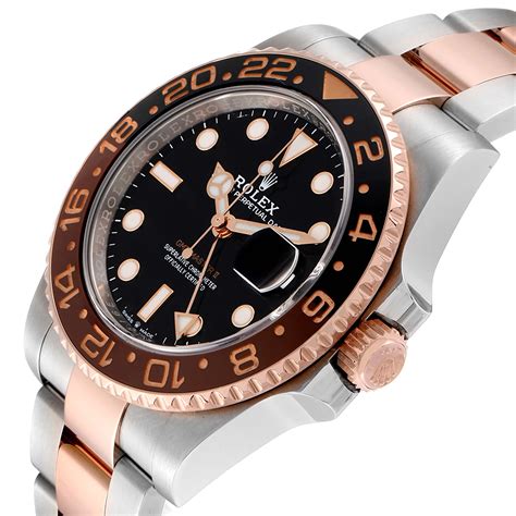 rolex gmt oyster steel and everose gold|rolex gmt everose gold.